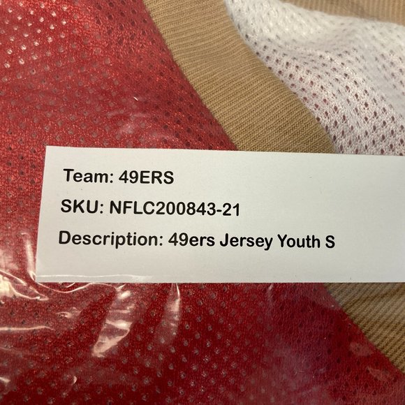 NFL Youth 49ers San Francisco Jerseys(Reversible) - Picture 6 of 6